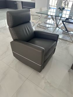 Modern reclining chair.