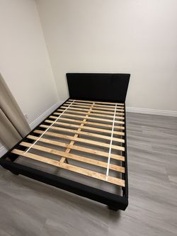Queen size bed frame $200