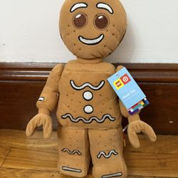 LEGO Collection Gingerbread Man Minifig Plush Toy Target Exclusive New With Tags