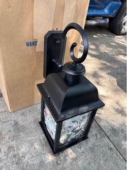 Wall cast lantern