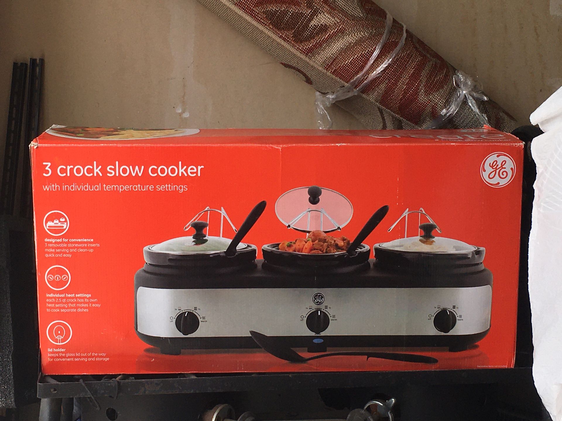 3 crock slow cooker