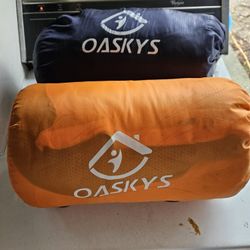 2 Brand NEW OASKYS Adult Size Sleeping Bags