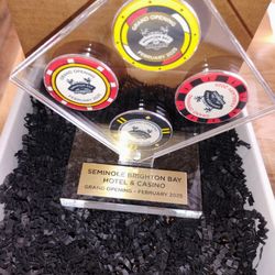 Seminole casinos Hard Rock casinos grand opening anniversary pin collectible items