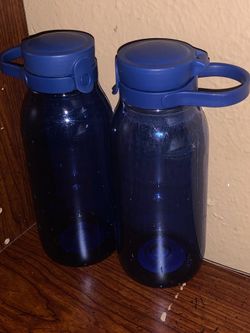 (Two) Blue Water Bottles