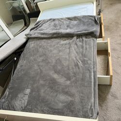 Twin Bed With Frame And Storage 