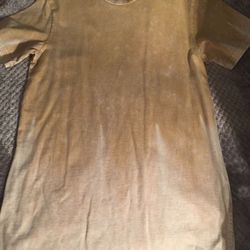 Tan shirt