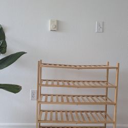 5-Tier Bamboo Shoe Rack