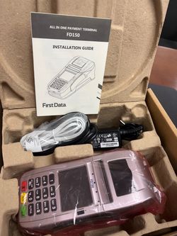 NEW- FD 150 Credit card terminal