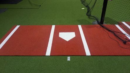 Batters box turf mat