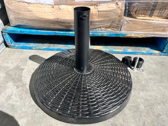 Brand New Heavy Duty Patio Umbrella Stand Base – Black