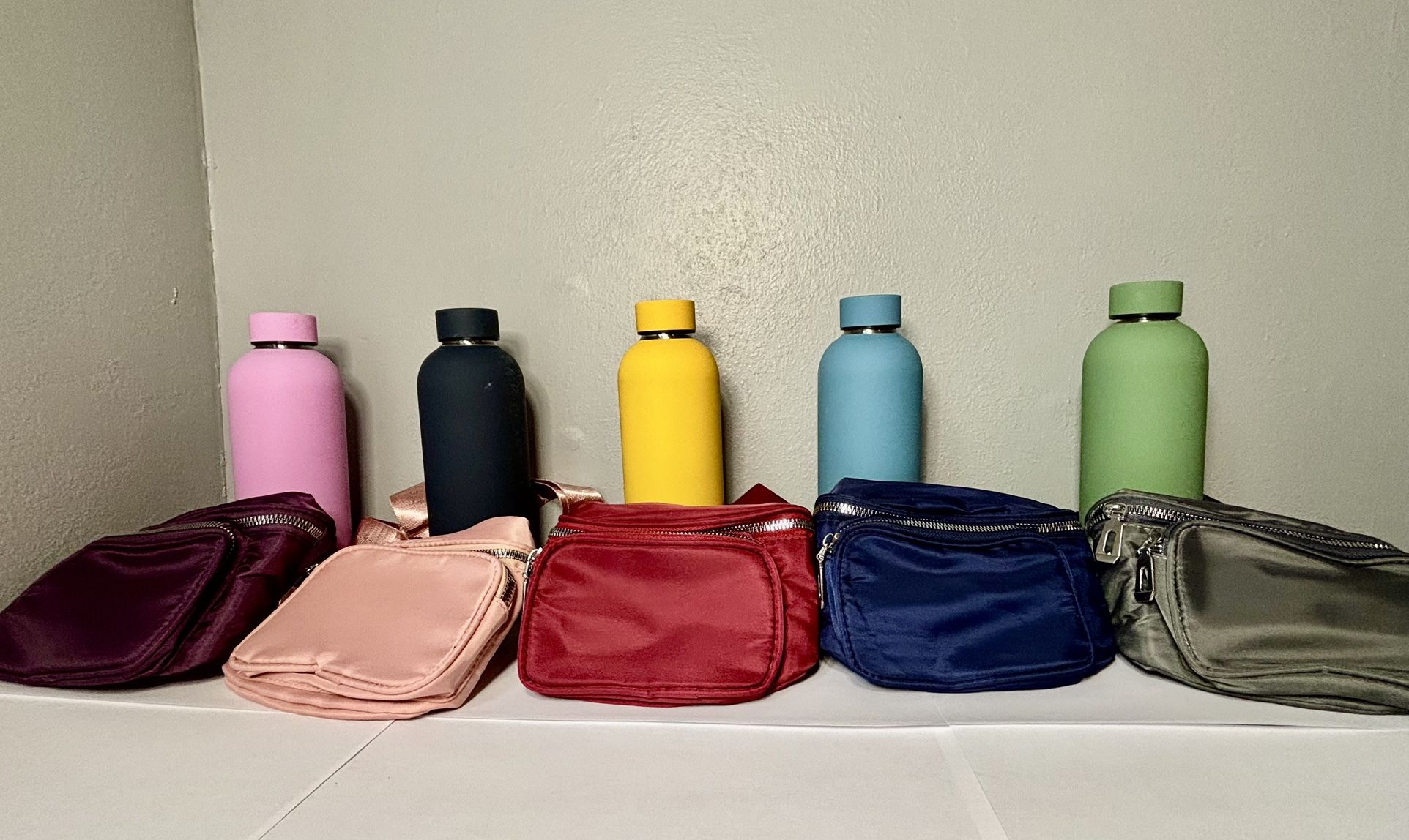 Water bottle And Fanny pack Pairing