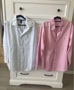 Many high end Men’s Dress shirts and high end ties - Great condition