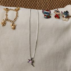 Collection Of Disney Jewelry and Pins