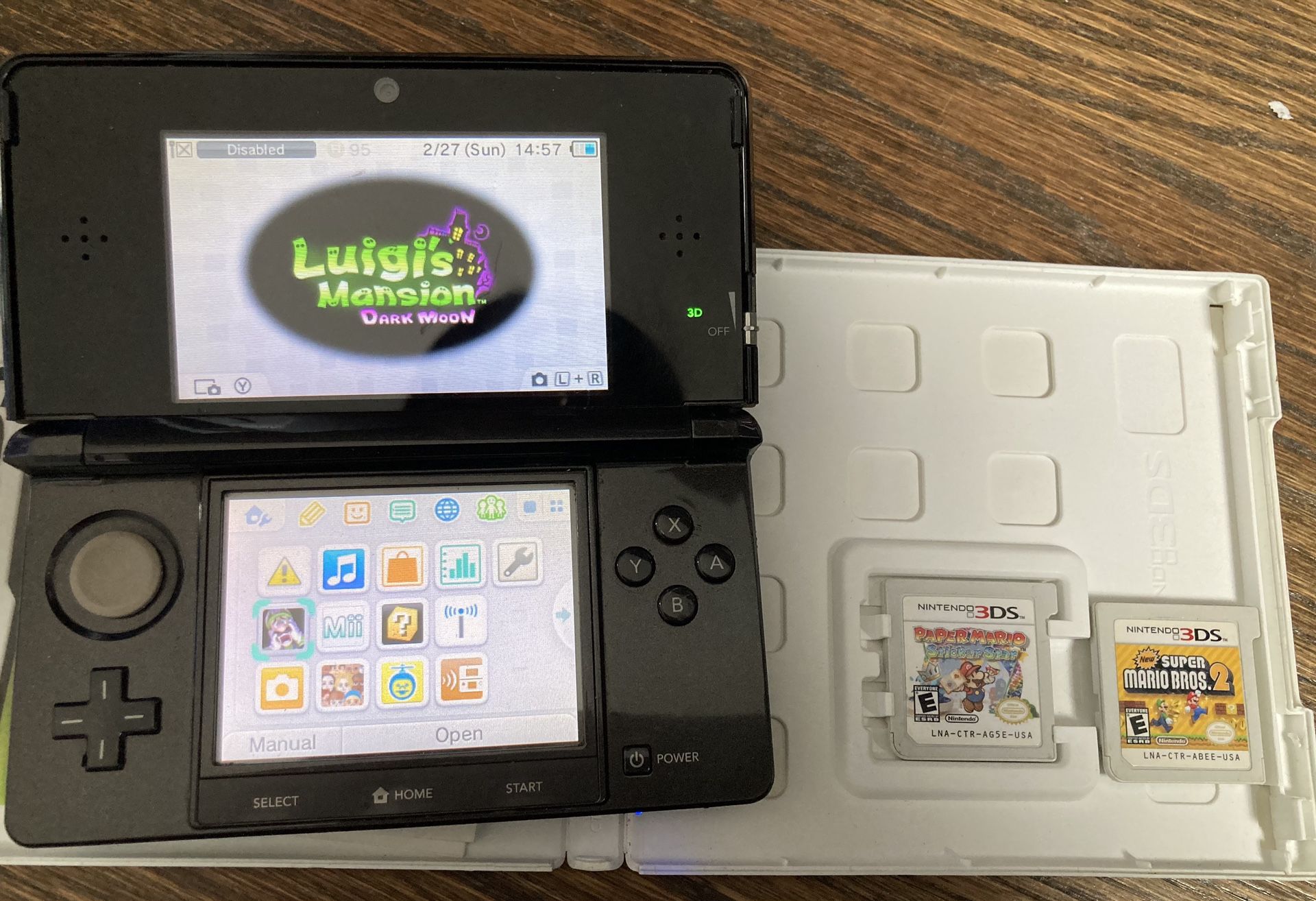 Nintendo 3DS 3 Mario Luigi Mansion Game Rpg Fantasy Brother Paper Super Dark Moo