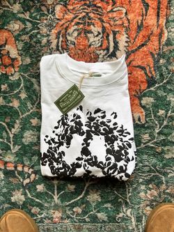 Denim Tears White Graphic T-Shirt with Tags