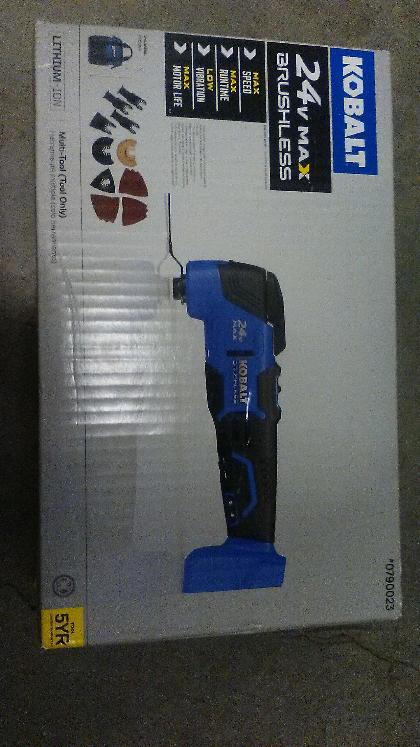 BRAND NEW Kobalt 18-Piece Cordless 24-Volt Max Oscillating Tool Kit *** for  Sale in Tacoma, WA OfferUp