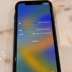 iPhone X      256gb Case Included