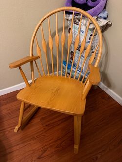 Wooden Windsor Rocking Chair