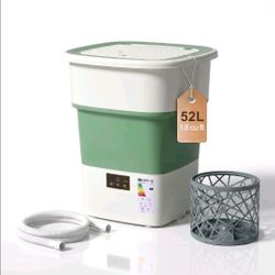 LovHomdecr 1.8 Cu.Ft Foldable Portable Washer