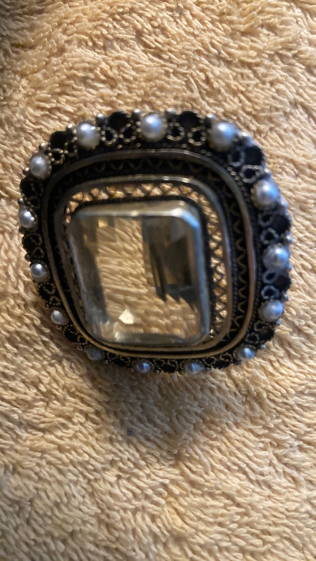 Art Deco Broach & Pendant W/ A Topaz Stone