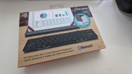 Alura Portable Ultra Slim Bluetooth Keyboard 