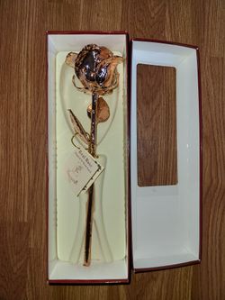 Rose Dipped In Rose Gold