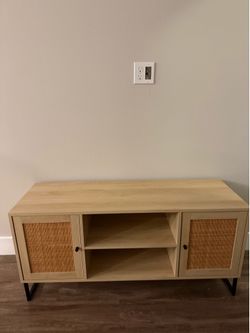 TV Stand/Entertainment Center- Light Oak