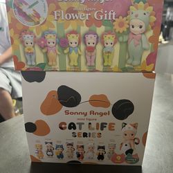 Sonny Angels.  Flower Gift Series & Cat Life Series. 
