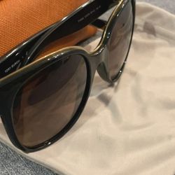 Tory Burch Black Polarzied Brown Gradient