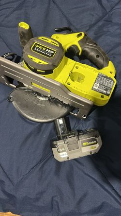 Vendo Ryobi ONE+ HP Brushless 7-1/4 in PBLCS302 Circular Saw with 18V 4Ah Battery