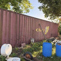 10ft tall x 40ft long storage container