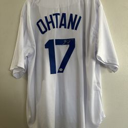 Shohei Ohtani signed Los Angeles LA Dodgers autographed custom jersey w/COA  021
