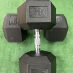 New 85lbs Dumbbells 