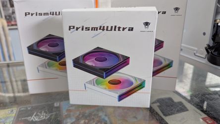 Jungle Leopard Prism4Ultra White ARGB PC Fans – 2 Triple Packs + 4 Extra Single Fans (10 Fans Total)