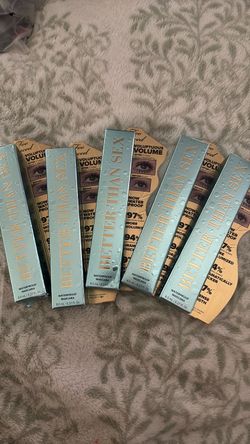 Too Faced Better Than Sex Waterproof Mascara x4