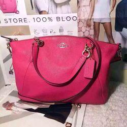 New leather New New Coach Small Kelsey Satchel Handbag Crossbody 