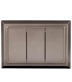 Hampton Bay Wired Door Chime in Brushed Nickel. HB-2749-03
