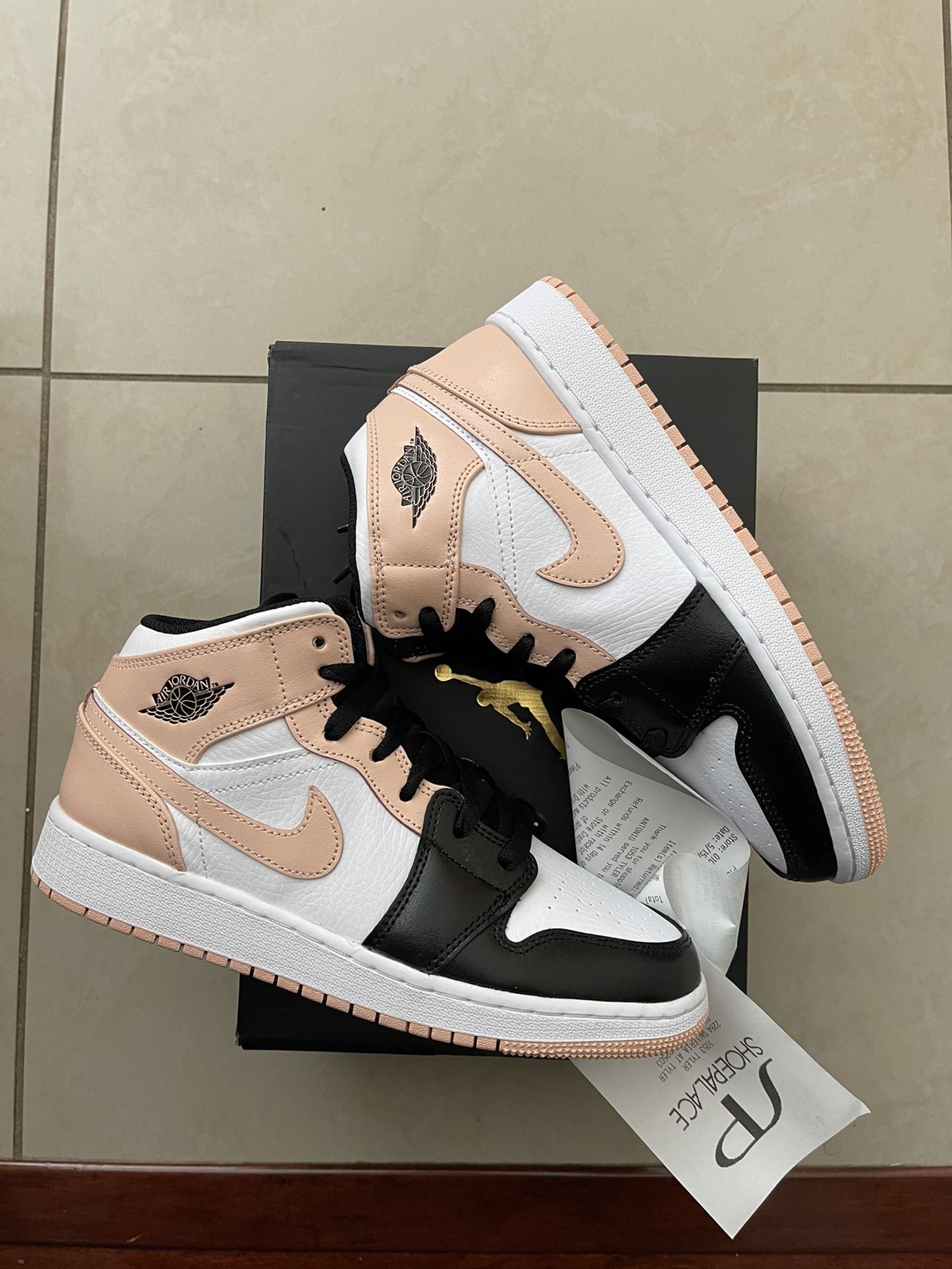 Jordan Mid Crimson Tint Toe(GS)