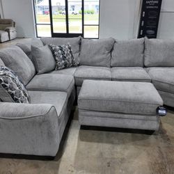Brand New Sectional  Spacious + 2 Color Choices!