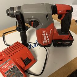Milwaukee Concrete Drill Battery And Charger 