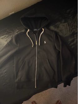 Black polo ralph zip up