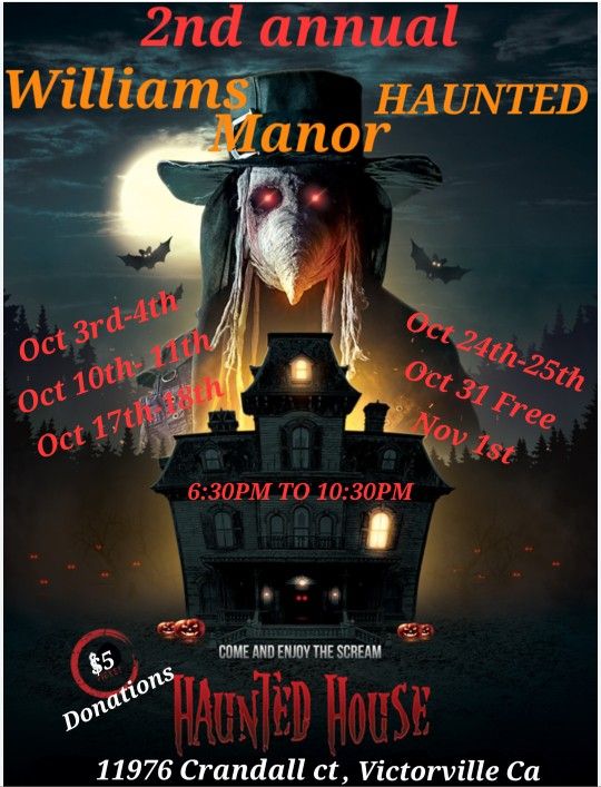 HAUNTED HOUSE 6 ROOMS FULL OF MONSTERS AND DECORATIONS