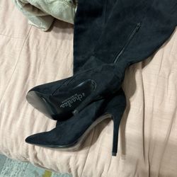 Ray Bans. And Charles. Davis Suede Boots Size 7