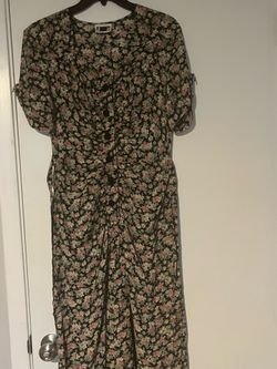 Shelli Segal Floral Button Up Dress