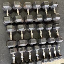 Rogue Fitness Dumbbell Set 5-50LBS