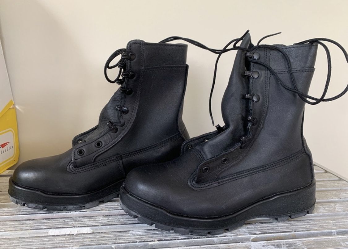 Black Belleville SteelToe Boots