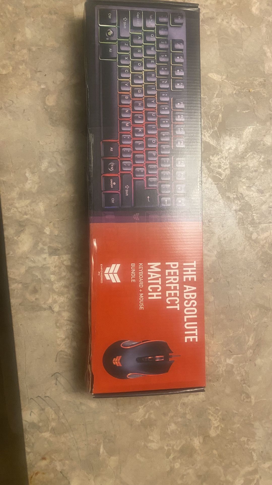 PC Gaming Keyboard And cosaire Mouse