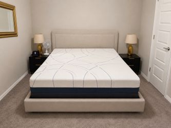 King Serta Memory Foam Mattress Only – Barely Used