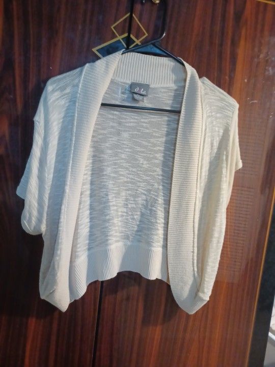 Othyroce Shrug Sweaters for Women Open Front Lightweight Crochet Knit Sweater Cardigans XL