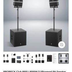 PRORECK Club 8000 System